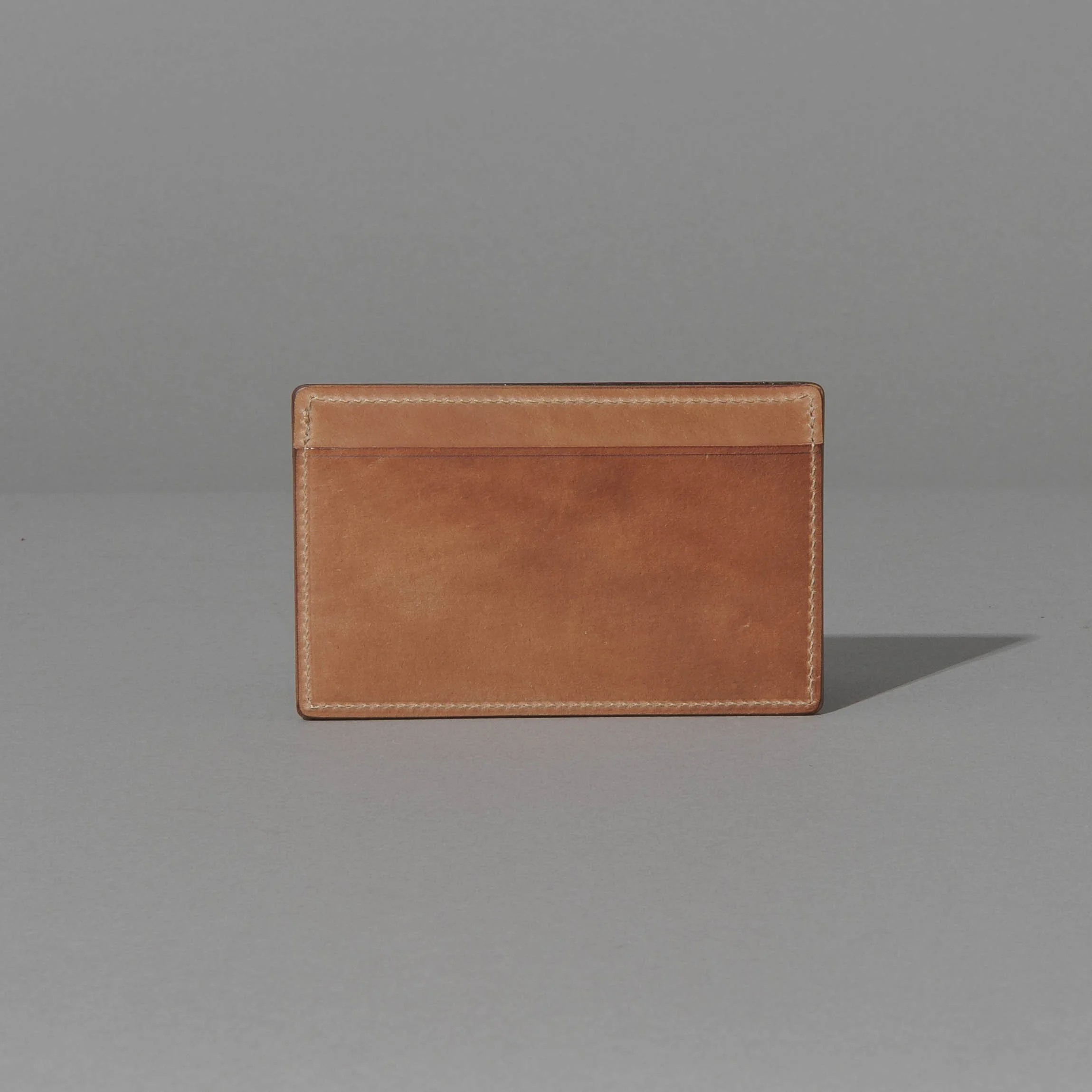 Shell Cordovan Cardcase - Unglazed Natural — GENUINE HORWEEN PRODUCTS